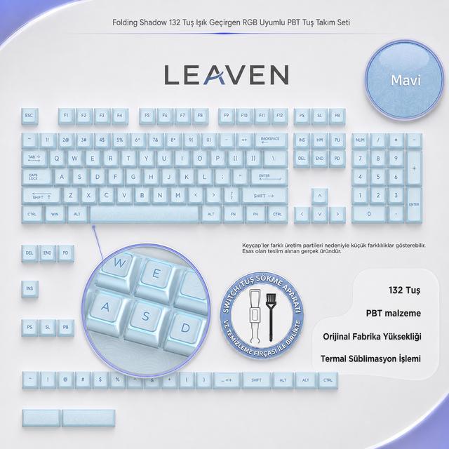 FOLDİNG SHADOW KEYCAPS SETLERİ