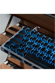Folding Shadow 132 Tuş Işık Geçirgen RGB Uyumlu PBT Tuş Takım Seti - Siyah ürün görseli 7
