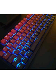 Gradient Mekanik Klavye OEM Profil RGB Tuş Takımı PBT - Kırmızı ürün görseli 4