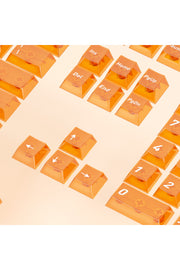 Klavye Keycaps 163 Tuşlu Şeffaf Tuş Takımı - Turuncu ürün görseli 7