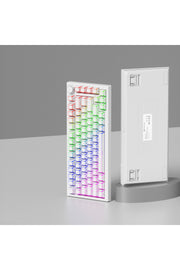 Folding Shadow 132 Tuş Işık Geçirgen RGB Uyumlu PBT Tuş Takım Seti - Beyaz (8643shadow) ürün görseli 7