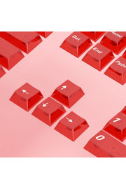 Klavye Keycaps 163 Tuşlu Şeffaf Tuş Takımı - Kırmızı (2131) ürün görseli 3