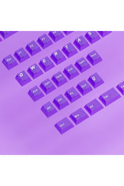 Klavye Keycaps 163 Tuşlu Şeffaf Tuş Takımı - Mor ürün görseli 6