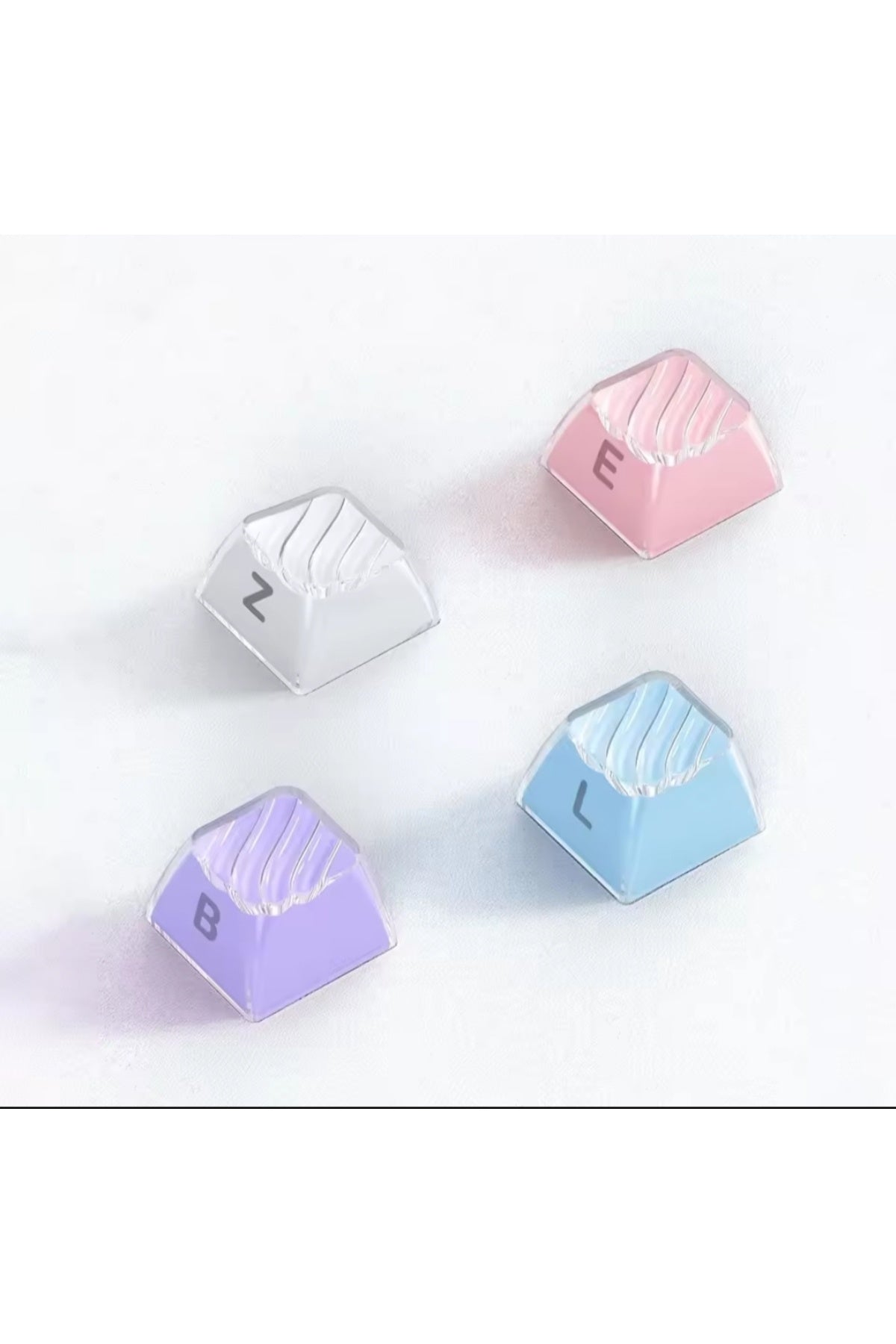 MEKANİK KLAVYE KEYCAP -136 TUŞLU DALGALI MAVİ TUŞ TAKIMI - Dalgalı Mavi ürün görseli 7