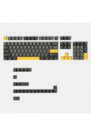 MEKANİK KLAVE- PBT ÇİFT BASKI KEYCAP SETİ GRİ SİYAH- KREM 128 TUŞLU KEYCAP - Siyah - Sarı ürün görseli 5