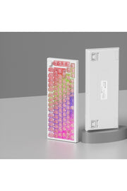 Mekanik Klavye Tuş Takımı Simli Şeffaf RGB Keycaps - Pembe ürün görseli 2
