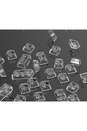 MEKANİK KLAVYE KEYCAP - RGB 118 TUŞLU ŞEFFAF TUŞ TAKIMI - Şeffaf Beyaz ürün görseli 3