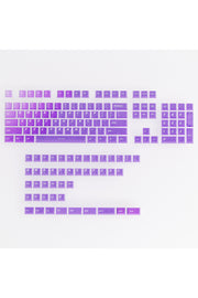Klavye Keycaps 163 Tuşlu Şeffaf Tuş Takımı - Mor ürün görseli 4