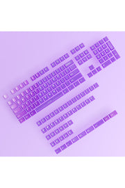 Klavye Keycaps 163 Tuşlu Şeffaf Tuş Takımı - Mor ürün görseli 5