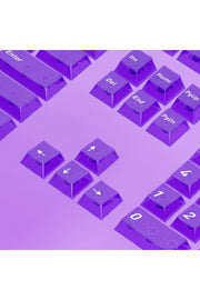Klavye Keycaps 163 Tuşlu Şeffaf Tuş Takımı - Mor ürün görseli 7