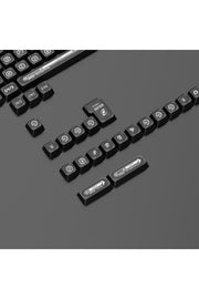 KLAVYE KEYCAPS -136 TUŞLU KIRMIZI, YARI ŞEFFAF IŞIK GEÇİREN TUŞ TAKIMI - Siyah ürün görseli 3