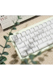 MEKANİK KLAVYE CRYSTAL JELLY KEYCAPS -136 TUŞLU KRİSTAL Jelly YARI SAYDAM OEM PROFİL PEMBE TUŞ TAKIMI - Beyaz ürün görseli 6