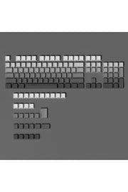 MEKANİK KLAVYE KEYCAP SETİ MAVİ-BEYAZ KADEMELİ 136 TUŞLU KEYCAP - Siyah - Beyaz ürün görseli 4