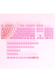 Klavye Keycaps 163 Tuşlu Şeffaf Tuş Takımı - Kırmızı (40) ürün görseli 1