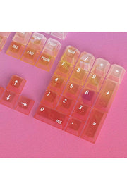 Nebula bulutu Keycaps Renkli Sisli Mekanik RGB Klavye Tuş Takımı - Çok Renkli ürün görseli 3