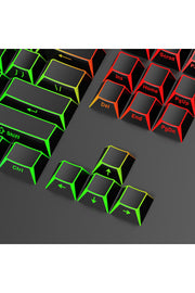 Folding Shadow 132 Tuş Işık Geçirgen RGB Uyumlu PBT Tuş Takım Seti - Siyah ürün görseli 6