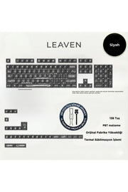 KLAVYE KEYCAPS -136 TUŞLU KIRMIZI, YARI ŞEFFAF IŞIK GEÇİREN TUŞ TAKIMI - Siyah ürün görseli 2