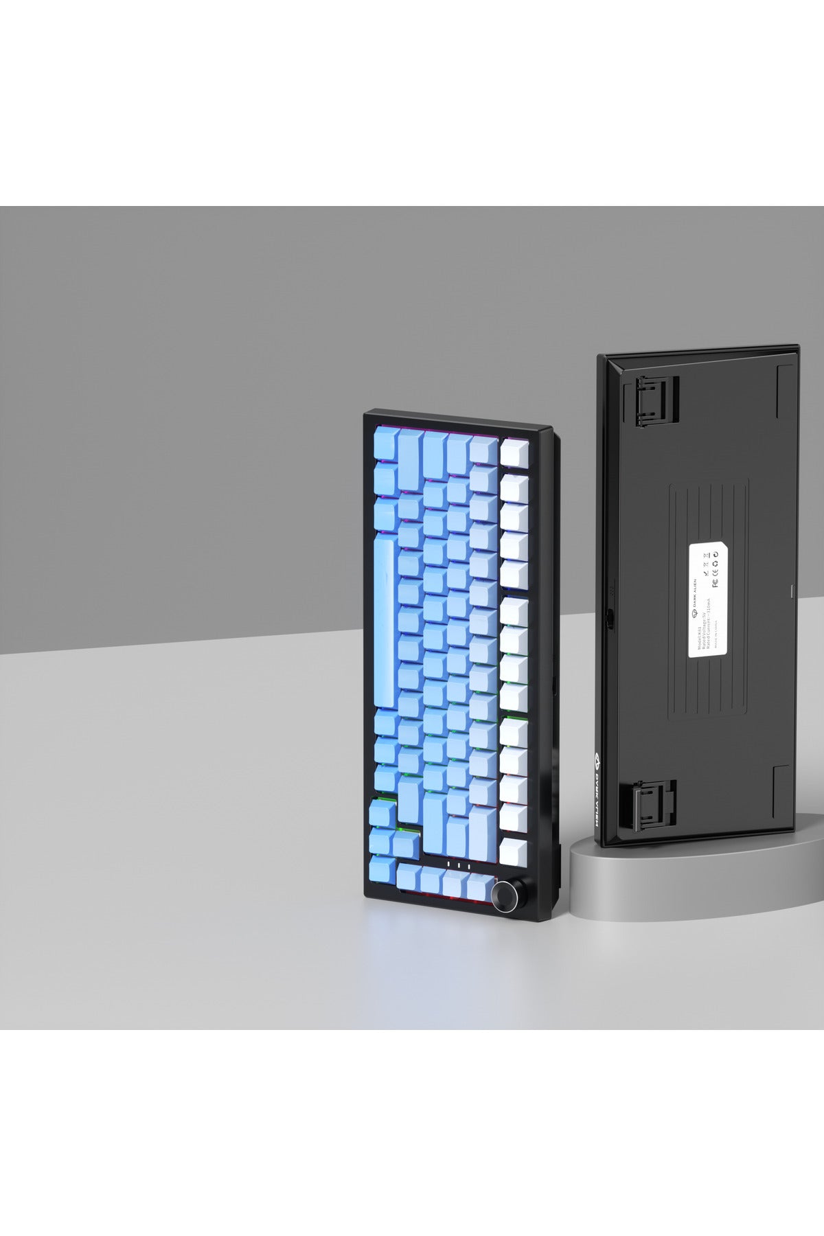 MEKANİK KLAVYE KEYCAP SETİ MAVİ-BEYAZ KADEMELİ 136 TUŞLU KEYCAP - Mavi - Beyaz ürün görseli 5