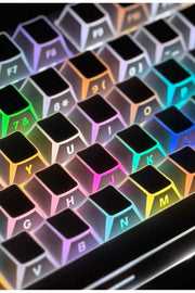Folding Shadow 132 Tuş Işık Geçirgen RGB Uyumlu PBT Tuş Takım Seti - Mavi ürün görseli 7