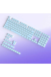 Folding Shadow 132 Tuş Işık Geçirgen RGB Uyumlu PBT Tuş Takım Seti - Mavi ürün görseli 1