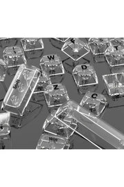 MEKANİK KLAVYE KEYCAP - RGB 118 TUŞLU ŞEFFAF TUŞ TAKIMI - Şeffaf Beyaz ürün görseli 4