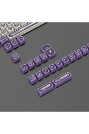 MEKANİK KLAVYE KEYCAP -136 TUŞLU YEŞİL-BEYAZ OPAL TUŞ TAKIMI - Mor - Beyaz ürün görseli 3