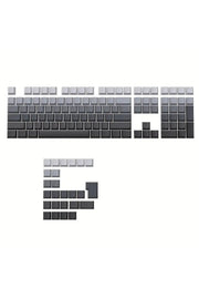 Mekanik Klavye Keycaps Seti- 130 Tuş PBT Çift Baskılı-Alttan Baskılı Gradyen Renkli - Siyah ürün görseli 3