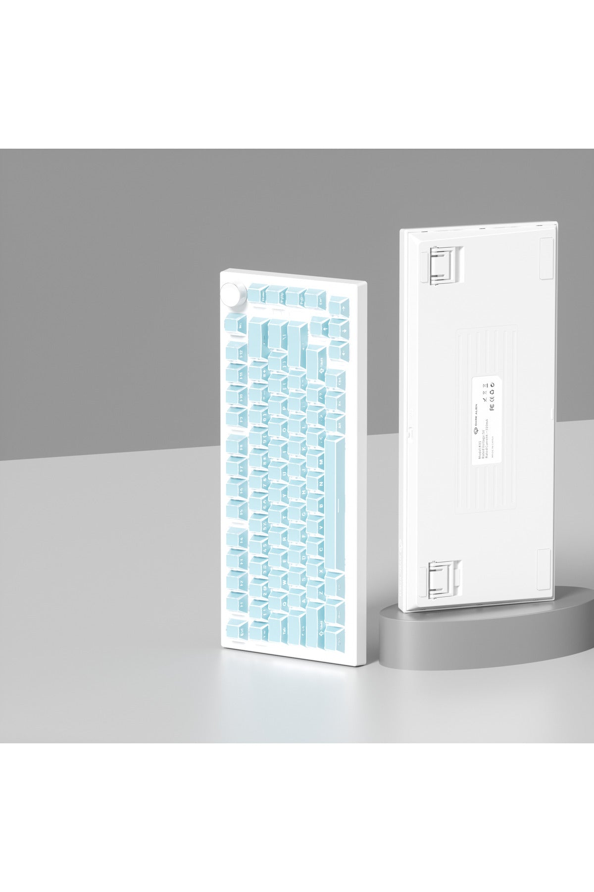 Folding Shadow 132 Tuş Işık Geçirgen RGB Uyumlu PBT Tuş Takım Seti - Mavi ürün görseli 4