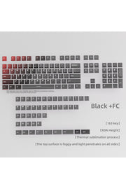 Klavye Keycaps 163 Tuşlu Şeffaf Tuş Takımı - Siyah ürün görseli 3