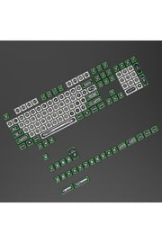 MEKANİK KLAVYE KEYCAP -136 TUŞLU YEŞİL-BEYAZ OPAL TUŞ TAKIMI - Yeşil - Beyaz ürün görseli 2