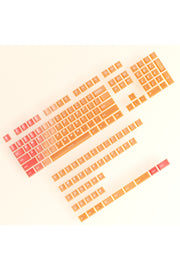Klavye Keycaps 163 Tuşlu Şeffaf Tuş Takımı - Turuncu ürün görseli 5