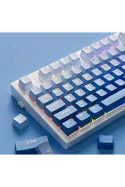 Gradient Mekanik Klavye OEM Profil RGB Tuş Takımı PBT - Mavi ürün görseli 2