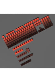 MEKANİK KLAVYE KEYCAP SETİ MAVİ-BEYAZ KADEMELİ 136 TUŞLU KEYCAP - Kırmızı - Siyah ürün görseli 4