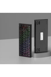 Mekanik Klavye Tuş Takımı Simli Şeffaf RGB Keycaps - Siyah ürün görseli 2