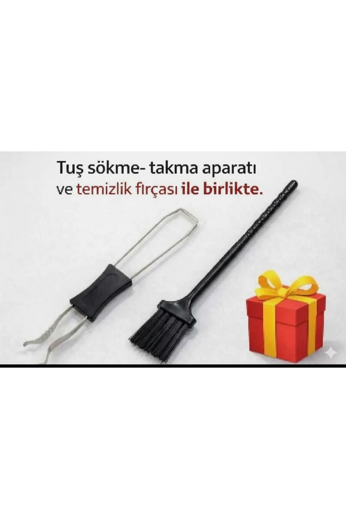 MEKANİK KLAVYE KEYCAP SETİ MAVİ-BEYAZ KADEMELİ 136 TUŞLU KEYCAP - Kırmızı - Siyah ürün görseli 8