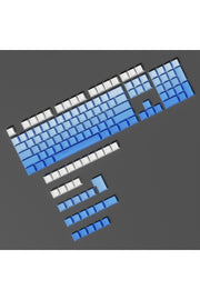 MEKANİK KLAVYE KEYCAP SETİ MAVİ-BEYAZ KADEMELİ 136 TUŞLU KEYCAP - Mavi - Beyaz ürün görseli 4