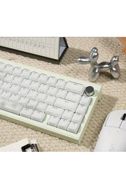 MEKANİK KLAVYE CRYSTAL JELLY KEYCAPS -136 TUŞLU KRİSTAL Jelly YARI SAYDAM OEM PROFİL PEMBE TUŞ TAKIMI - Beyaz ürün görseli 4