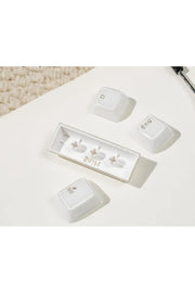 MEKANİK KLAVYE CRYSTAL JELLY KEYCAPS -136 TUŞLU KRİSTAL Jelly YARI SAYDAM OEM PROFİL PEMBE TUŞ TAKIMI - Beyaz ürün görseli 3