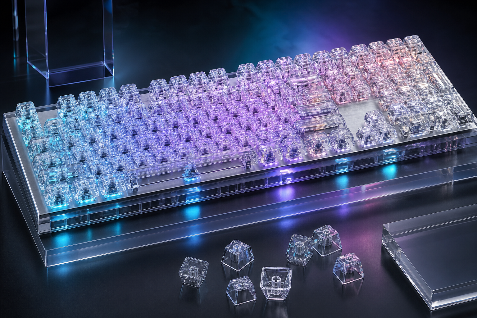 ŞEFFAF KEYCAPS SETLERİ